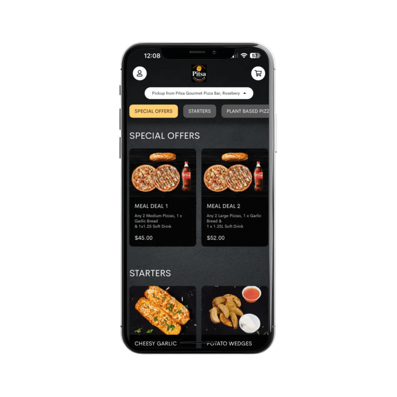 Download the Pitsa Pizza App for exclusive deals, loyalty rewards and fast delivery in Sydney
