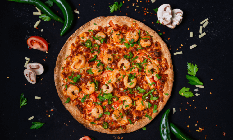 Pitsa Prawn Pizza
