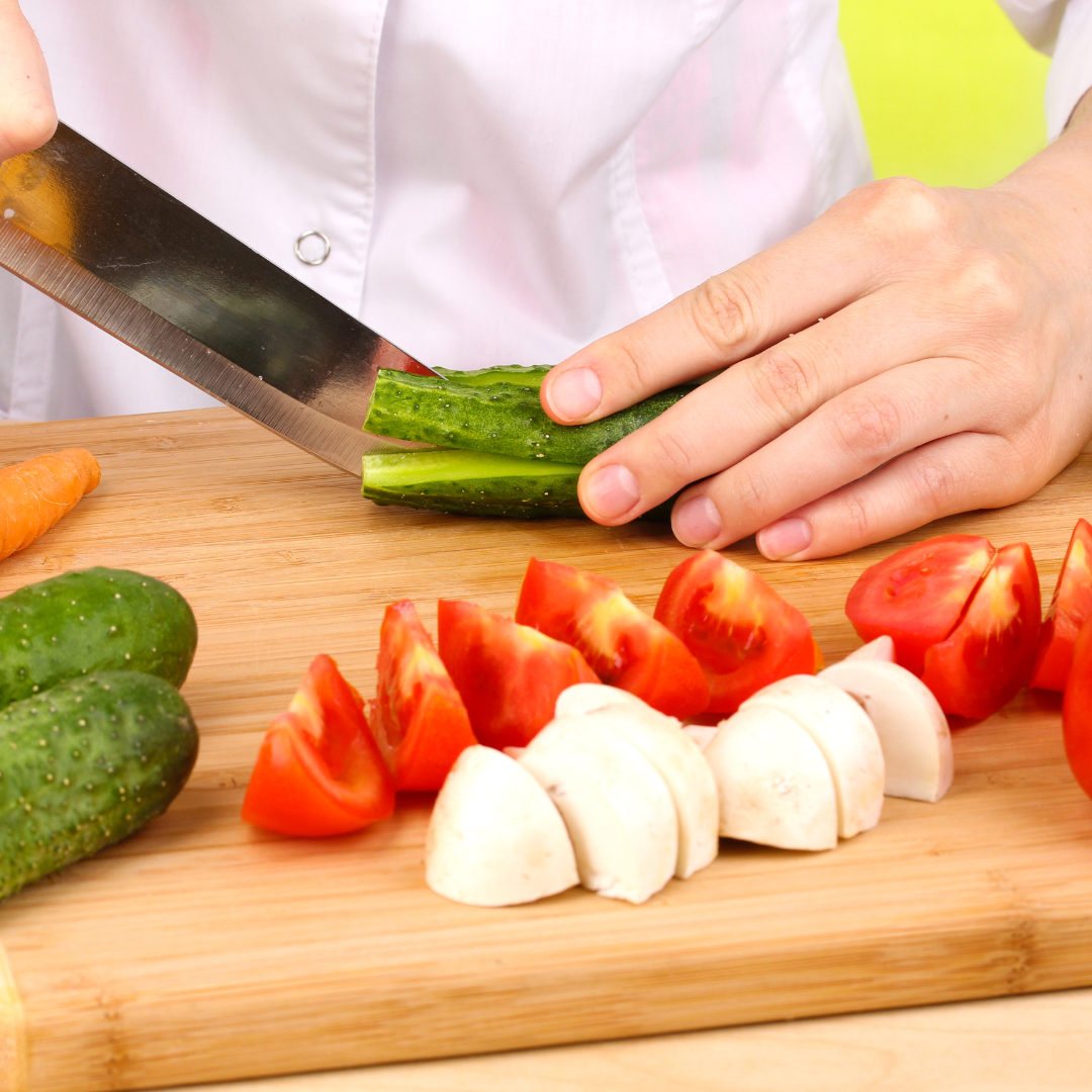 Fresh vegetables used for gourmet pizza at Pitsa Gourmet Pizza Bar Sydney